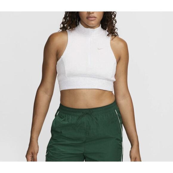 Nike Tops - Nike Sportswear Terry Cropped Tank Top SZ L